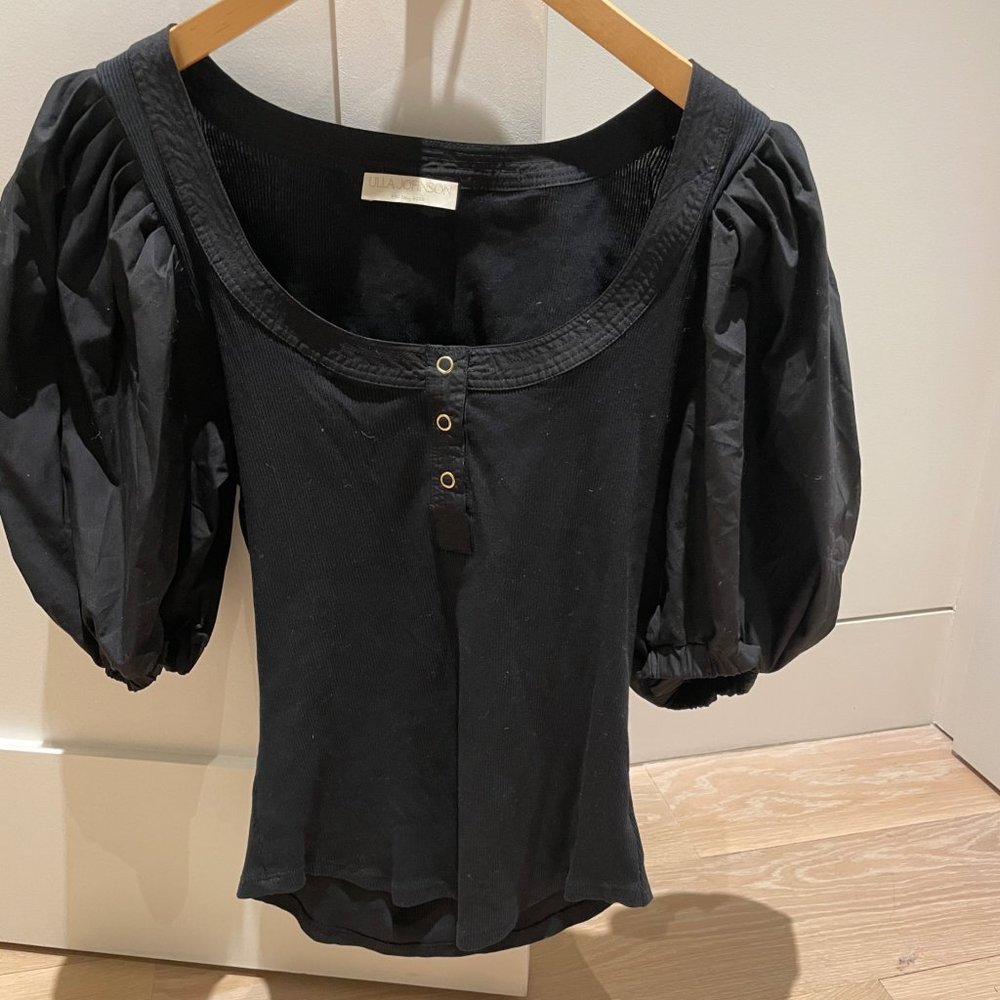 Ulla Johnson Janette Top M medium Noir  $75  Original $225